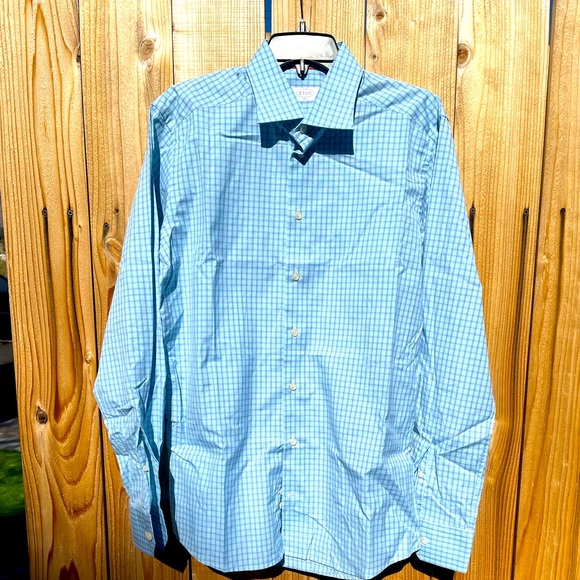 ETON Mens dress shirt BNWOT SLIM 16 1/2 - Picture 2 of 5